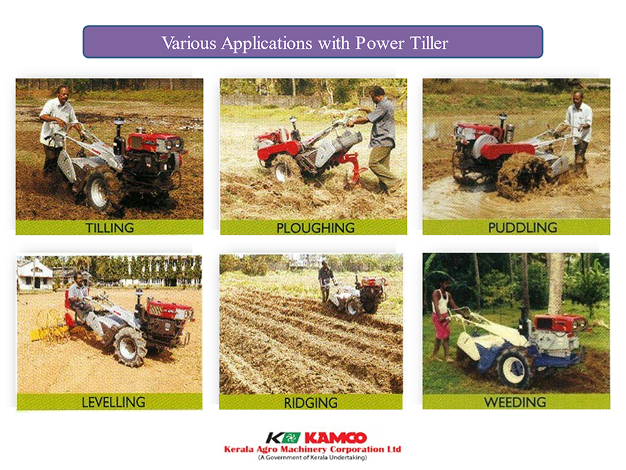 Power tiller applicxations